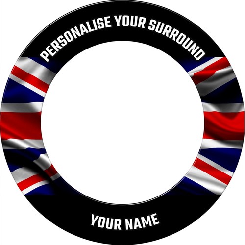 Personalised union jack - jack, black