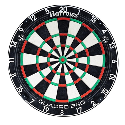 Harrows quadro 240 dartboard - harrows,