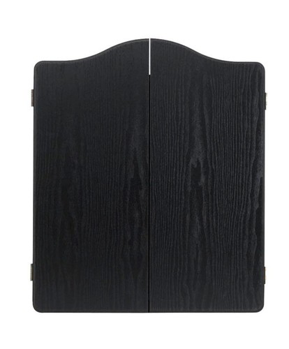 Black deluxe dartboard - black, cabinet